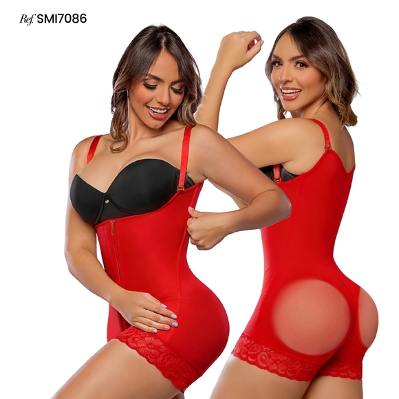 Limited Edition Stagmi Sexy Red Faja Girdle Womens Best Shaper Shapewear + Thong - Picture 4 of 17